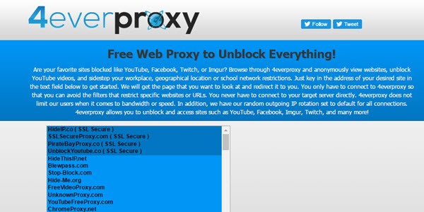 How do you use a free anonymous Web-surfing proxy?