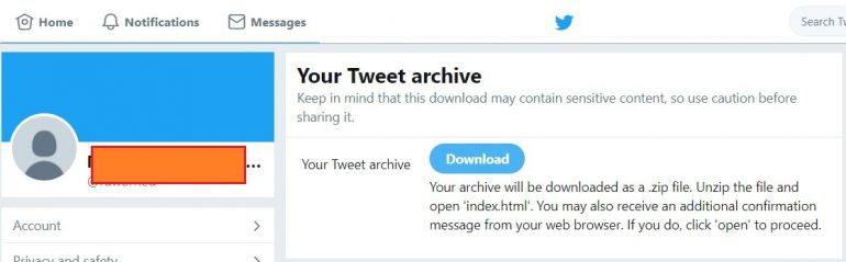 How to Download/View Your Twitter Archive [15 Easy Steps] | Cyberogism