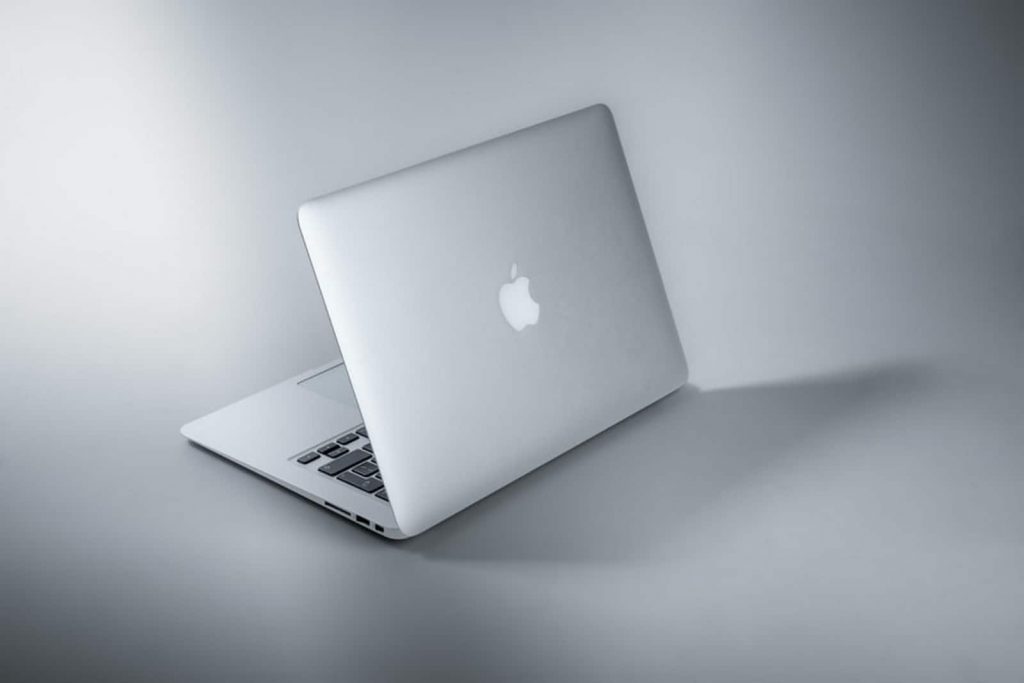 An image of a silver laptop