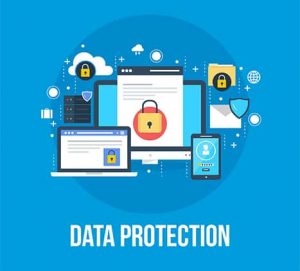 an image with data protection concept